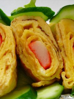 カニカマ入り卵焼き-レシピのメイン写真