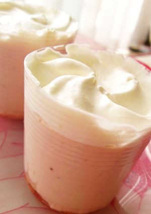 ♡いちごレアチーズケーキ♡-レシピのメイン写真
