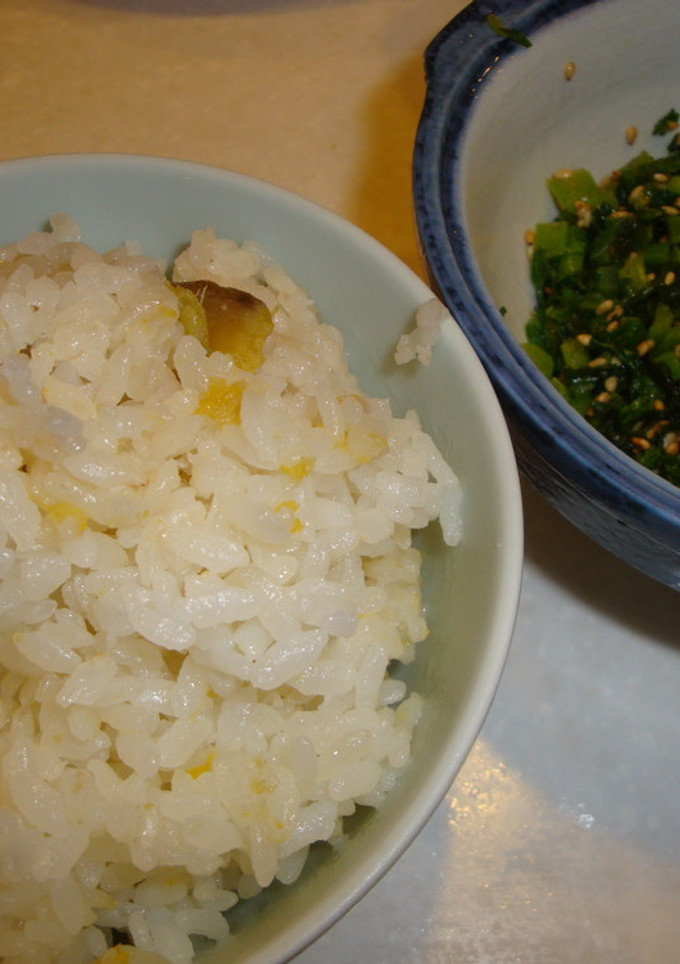 簡単サツマイモご飯＆大根葉っぱのふりかけ-レシピのメイン写真