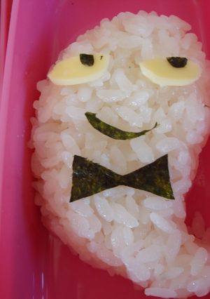 会談レストランのおばけのキャラ弁-レシピのメイン写真
