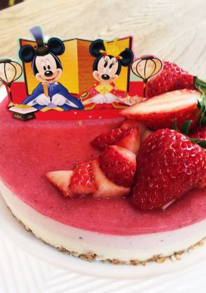 さっぱり☆いちごのレアチーズ☆雛祭りに♡-レシピのメイン写真