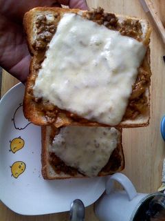 キーマカレーピザ風-レシピのメイン写真