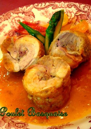 鶏肉のバスク風煮込み-レシピのメイン写真