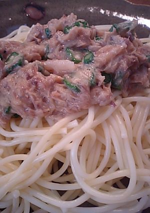 つるっと鯖缶パスタ-レシピのメイン写真