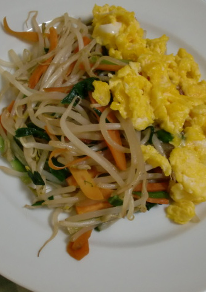 栄養たっぷり☆もやしとにらの炒め物☆-レシピのメイン写真