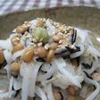 *ネバネバ納豆とわさび香る 大根サラダ*