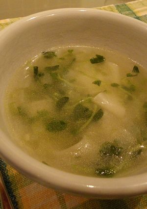 豆苗中華スープ-レシピのメイン写真