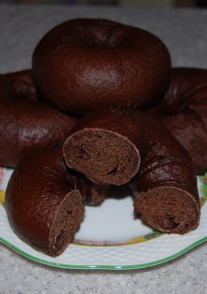 ホシノ酵母で作るWチョコベーグル-レシピのメイン写真