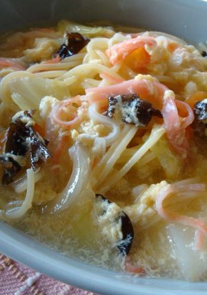 中華風スープパスタ-レシピのメイン写真