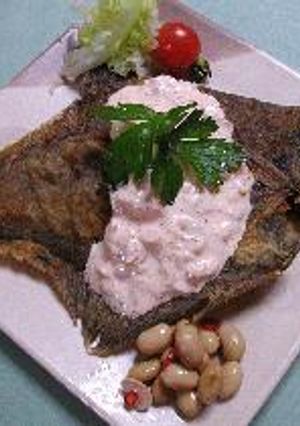 カリカリ＞カレイのタルタルキムチ-レシピのメイン写真