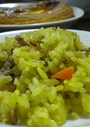 お鍋で簡単カレーピラフ-レシピのメイン写真