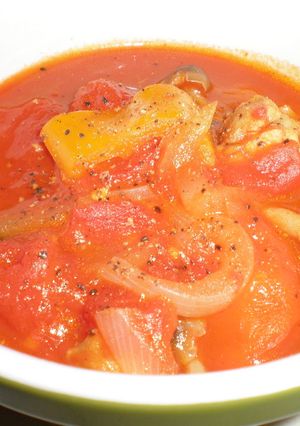 シンプル　トマトシチュー (チキン入り）-レシピのメイン写真