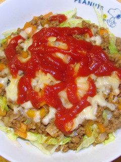 わが家の栄養満点☆タコライス♪-レシピのメイン写真
