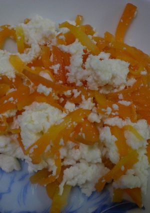 人参とカッテージチーズの和え物-レシピのメイン写真