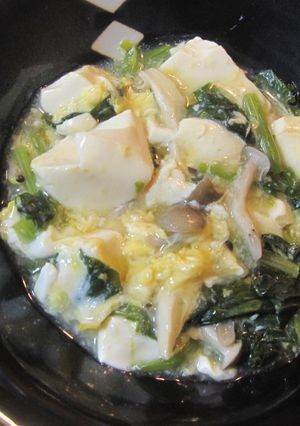 ほうれん草と豆腐の卵トロミ煮-レシピのメイン写真