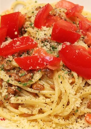 納豆のパスタ-レシピのメイン写真