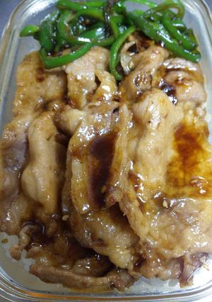 フライパン一つで超簡単♪焼肉丼弁当-レシピのメイン写真