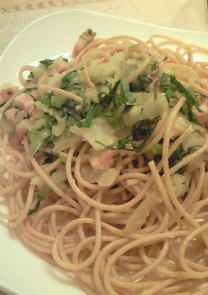大根おろしと大葉の和風パスタ-レシピのメイン写真