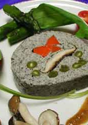 黒胡麻豆腐のテリーヌ仕立 　　-レシピのメイン写真