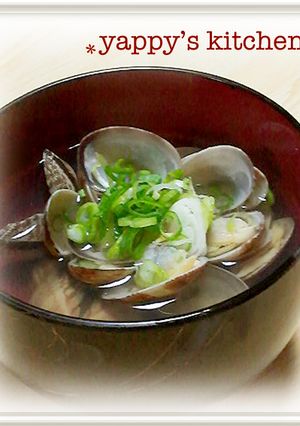 ❁..おいしい貝汁の作り方..❁-レシピのメイン写真