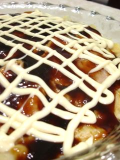 レンジでフワフワ!水を使わないお好み焼き-レシピのメイン写真