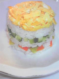 簡単♪ちらし寿司ケーキ-レシピのメイン写真