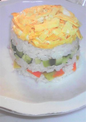 簡単♪ちらし寿司ケーキ-レシピのメイン写真