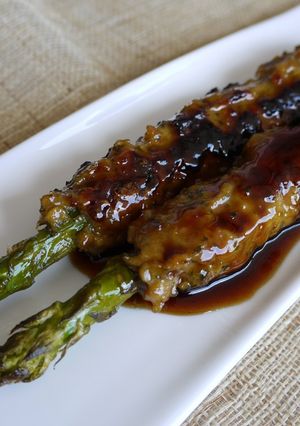 簡単♪アスパラガスの鶏つくね（焼き肉味）-レシピのメイン写真