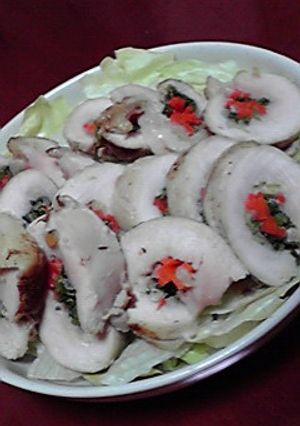 鶏ハム?ぃぃえ、鶏ハムで野菜巻き-レシピのメイン写真