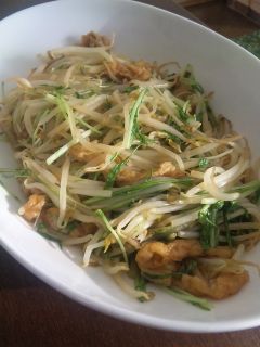 もやしと水菜の炒め煮-レシピのメイン写真