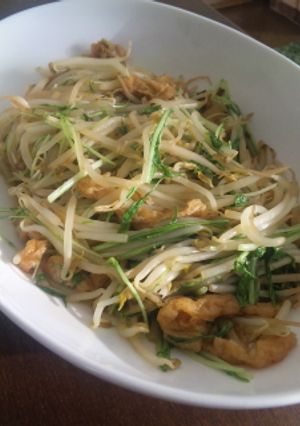 もやしと水菜の炒め煮-レシピのメイン写真