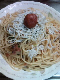 うめぇー梅しそパスタ-レシピのメイン写真