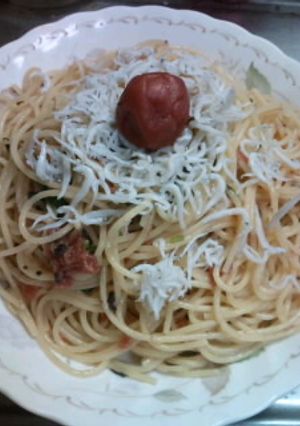 うめぇー梅しそパスタ-レシピのメイン写真