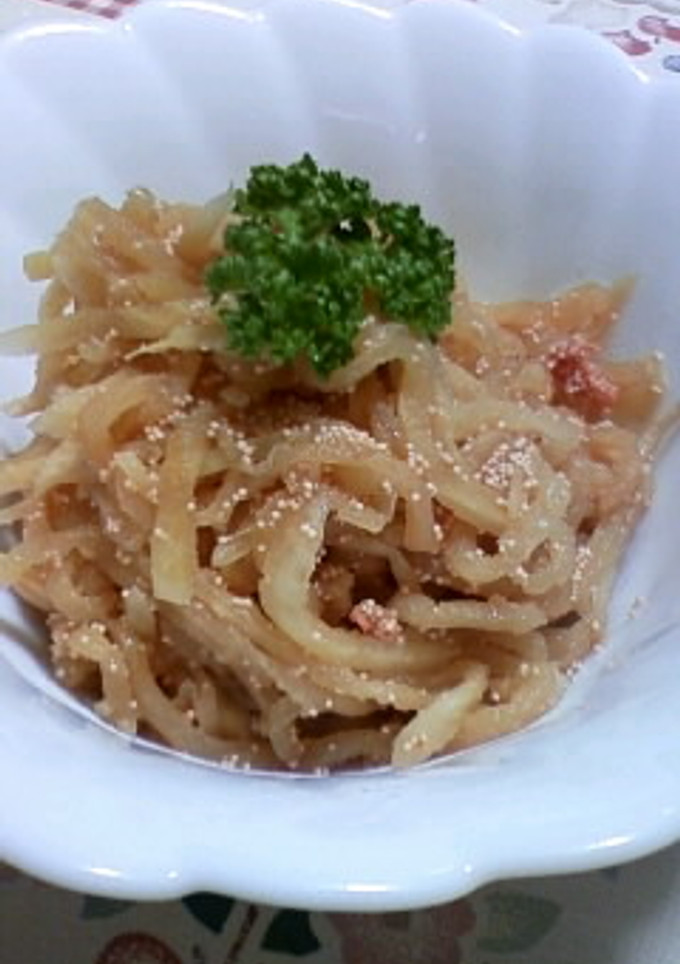 明太子と切干大根の炒り煮-レシピのメイン写真