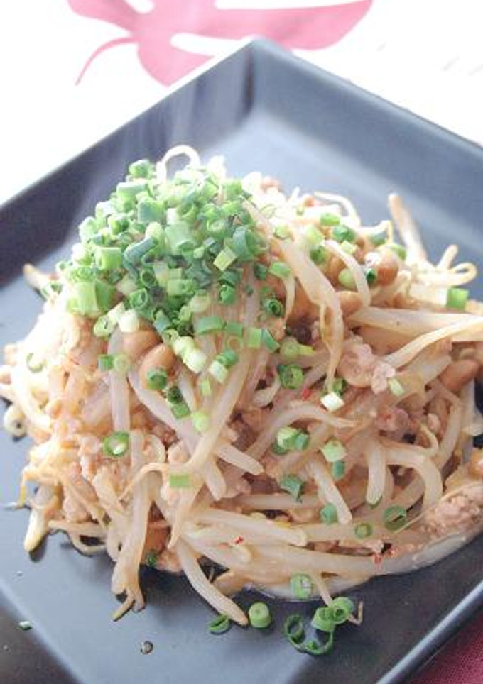 もやしの納豆味噌炒め-レシピのメイン写真