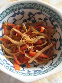 大根の皮と人参のきんぴら-レシピのメイン写真