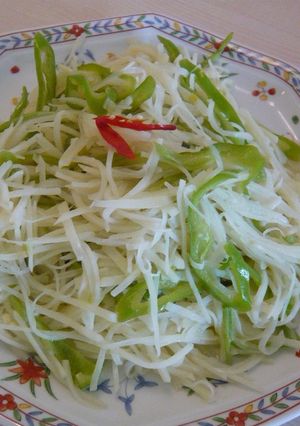 本格中華☆じゃがいもとピーマン炒め-レシピのメイン写真