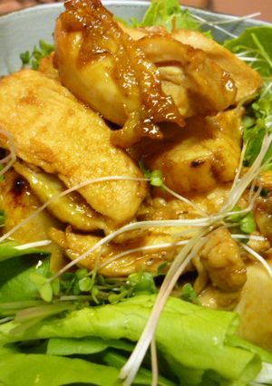 鶏むね肉のテリヤキサラダ-レシピのメイン写真