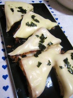 簡単★厚揚げのおかか絡めチーズ焼き-レシピのメイン写真