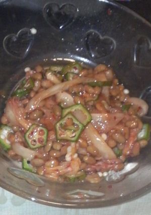 最強！納豆キムチオクラ！-レシピのメイン写真