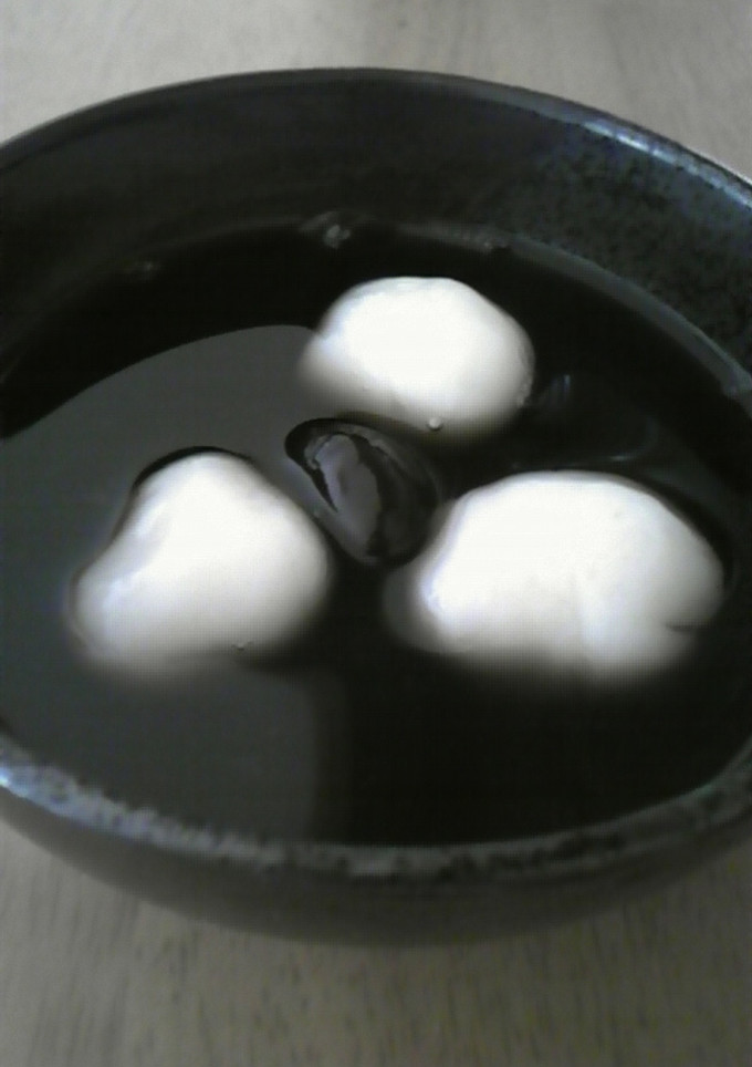 デザート！！★黒豆の煮汁でおしるこ★-レシピのメイン写真