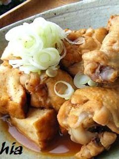 鶏手羽元と厚揚げのケチャップ煮-レシピのメイン写真