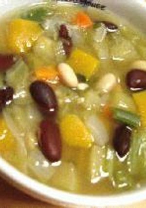 お豆と野菜のスープ-レシピのメイン写真