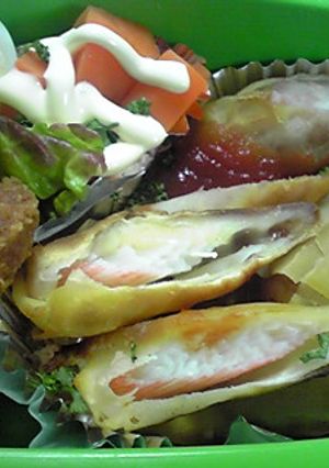 カニカマ＆チーズの春巻き-レシピのメイン写真