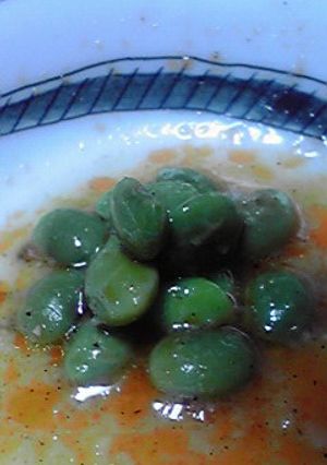 ずぼら つまみ☆冷凍枝豆にんにく和え-レシピのメイン写真