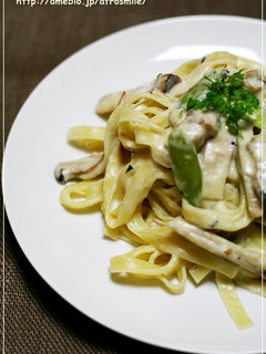 フィットチーネのチーズクリームパスタ♪-レシピのメイン写真