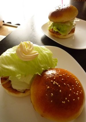 おうちで✿モ○風✿照り焼きチキンバーガー-レシピのメイン写真