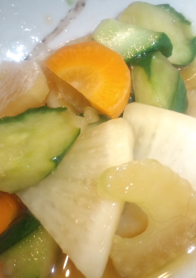 サ：セ：ス＝1：2：3の野菜即席漬け-レシピのメイン写真