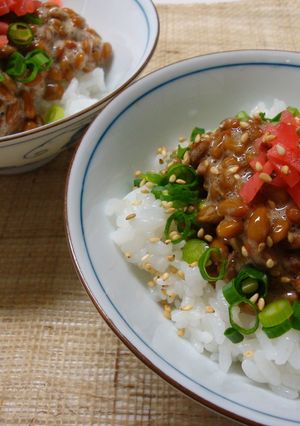 紅しょうがの納豆ごはん-レシピのメイン写真
