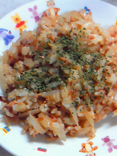鮭と新玉葱のバター醤油ライス-レシピのメイン写真